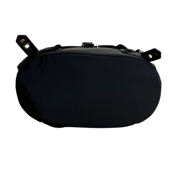 Saint & Sofia Black Nylon With Grommet Strap Design & Exterior Pockets Backpack - Picture 5 of 12